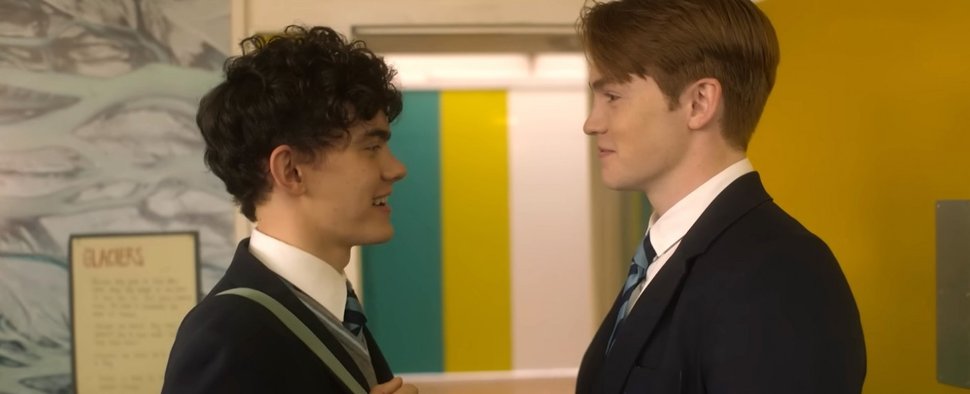 „Heartstopper“: Charlie (Joe Locke, l.) und Nick (Kit Connor, r.) in der zweiten Staffel – Bild: Netflix