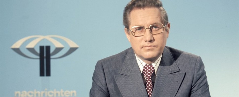 Heinz Wrobel im Einsatz bei den ZDF-Nachrichten – Bild: ZDF
