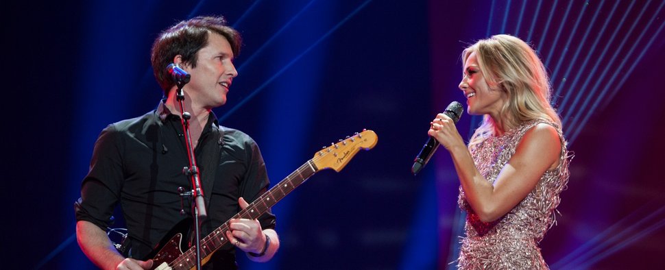 Helene Fischer sang zusammen mit James Blunt bei der diesjährigen „Helene Fischer Show“. – Bild: ZDF/Anelia Janeva