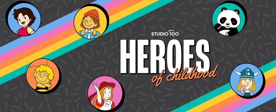 Biene Maja, Heidi, Wickie und Co. vereint als "Heroes of Childhood" – Kultige Klassiker sollen auf YouTube und TikTok hochleben – Bild: Studio 100 International GmbH