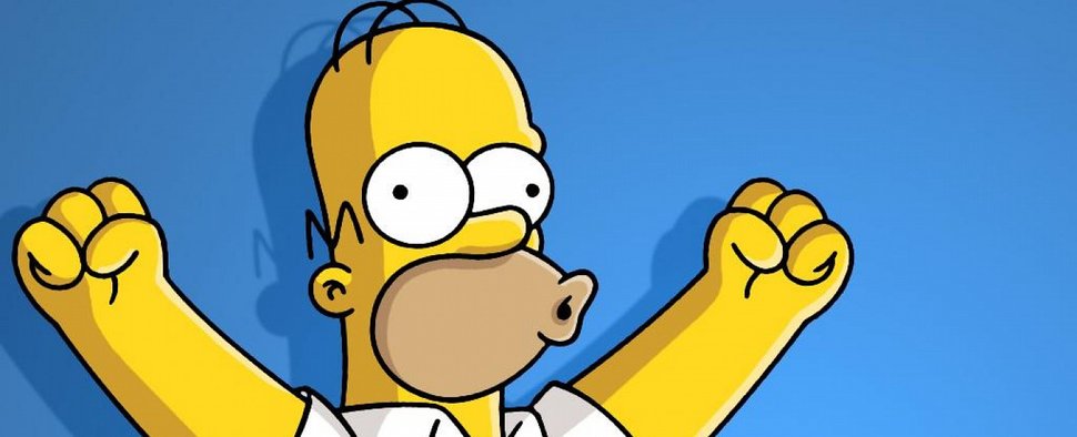 Homer Simpson freut sich über zwei weitere Staffeln – Bild: FOX