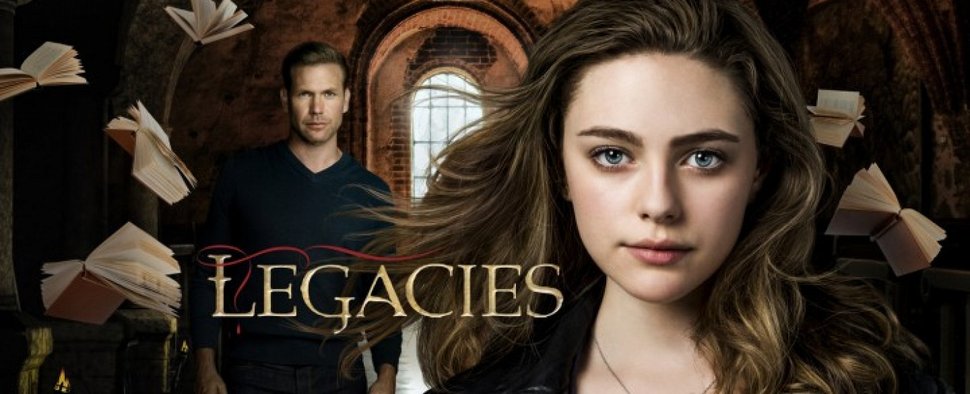 Hope Mikaelson (Danielle Rose Russell, r.) und Alaric Saltzman (Matthew Davis) in „Legacies“ – Bild: The CW