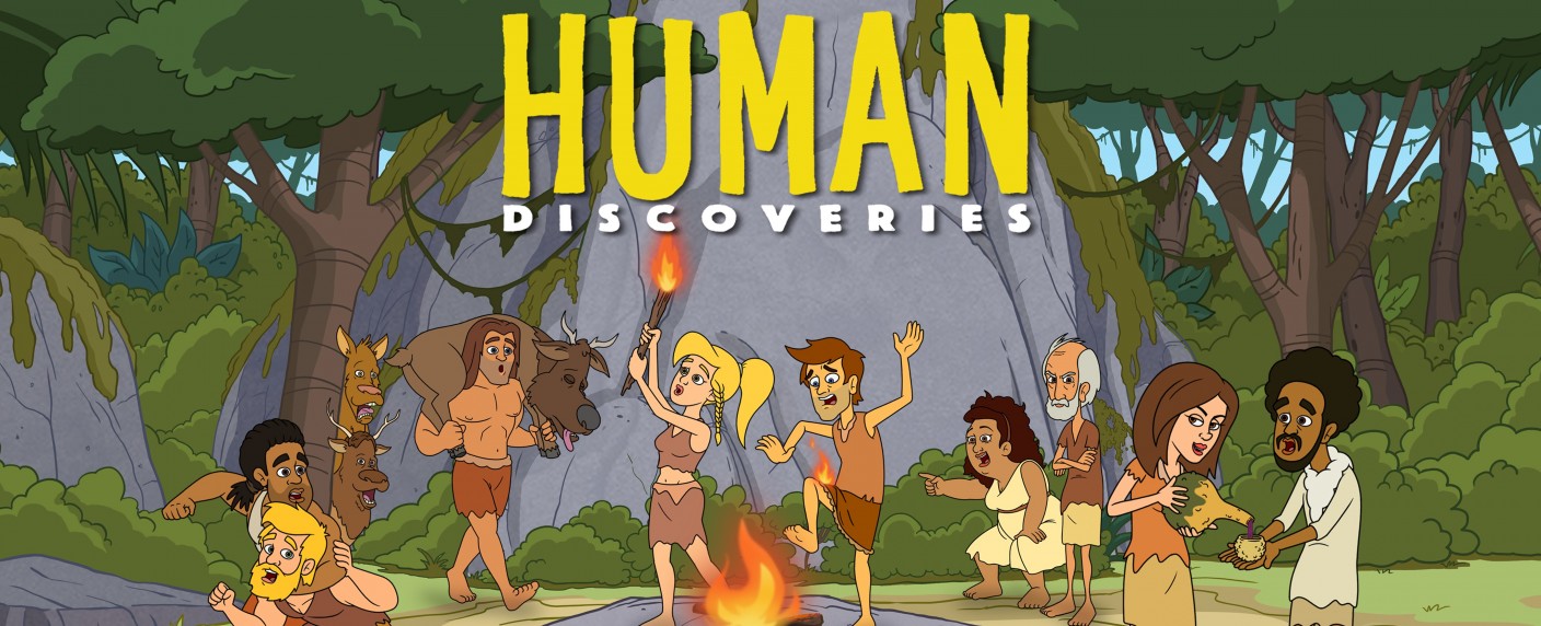 „Human Discoveries“: Trailer zur animierten Prähistorien-Comedy – Start im Juli bei Facebook Watch – Bild: Facebook Watch