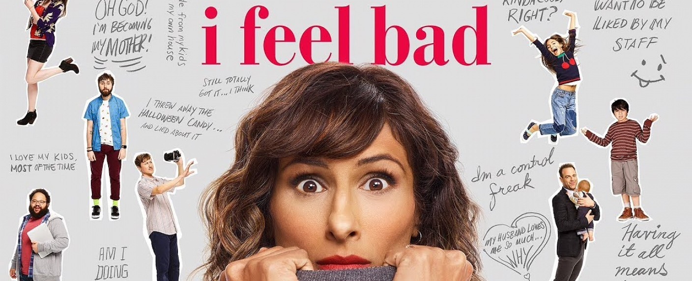 „I Feel Bad“: Neue Comedy mit Paul Adelstein erhält Preview von NBC – Sarayu Blue als von den eigenen Erwartungen überforderte Ehefrau und Mutter – Bild: NBC