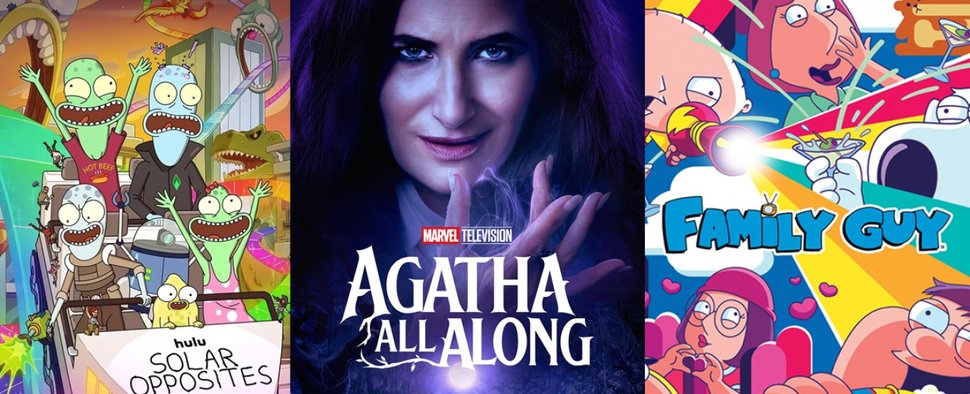 Im September bei Disney+: Marvels „Agatha All Along“ plus neue Folgen von „Solar Opposites“ und „Family Guy“ – Bild: Disney/Hulu