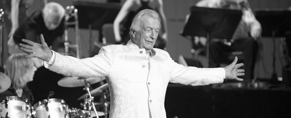 James Last auf der Bühne – Bild: Robert Freiberger/Promofoto zur letzten Tournee von James Last