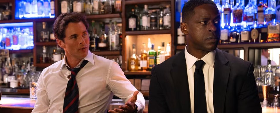 James Marsden (links) und Sterling K. Brown in „Paradise“ – Bild: Apple TV/Brian Roedel