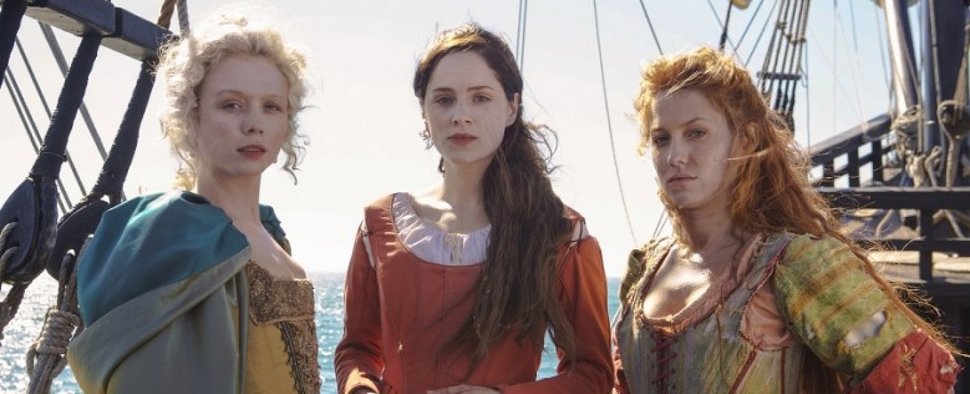 Die drei Protagonistinnen von „Jamestown“ – Bild: Sky 1