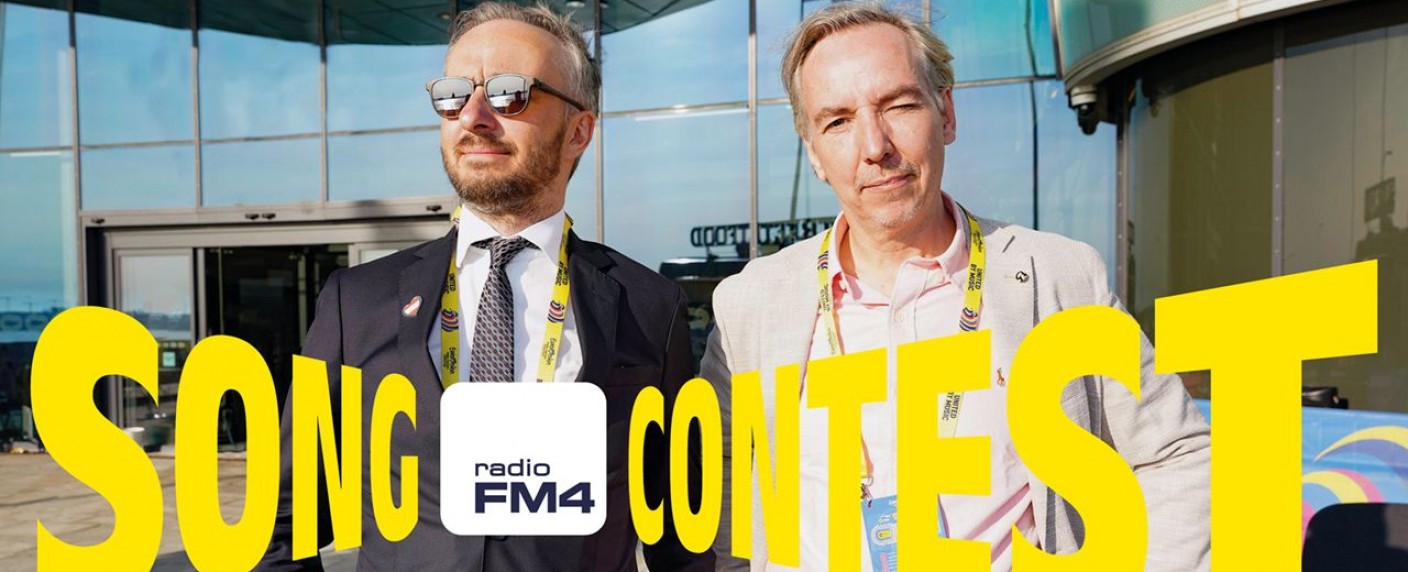 Sie tun es noch mal: Böhmermann und Schulz kommentieren ESC-Finale 2024 – Satirische Kommentierung des Eurovision Song Contests per Videostream auf FM4 – Bild: FM4/​LWZ/​ORF/​Roman Zach-Kiesling