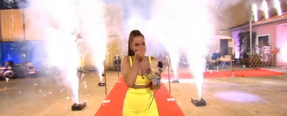 Janine Pink ist die Gewinnerin von „Promi Big Brother“ 2019 – Bild: Sat.1/Screenshot