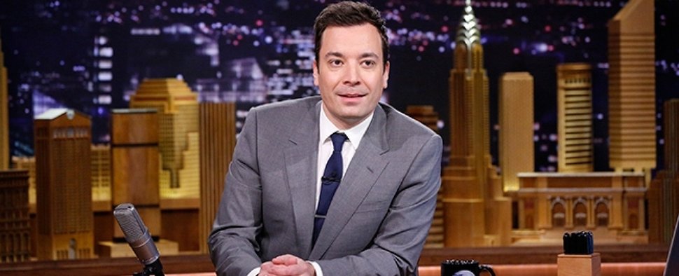 Jimmy Fallon erwartet am Donnerstagabend in seiner „Tonight Show“ hohen Besuch. – Bild: NBC/Lloyd Bishop
