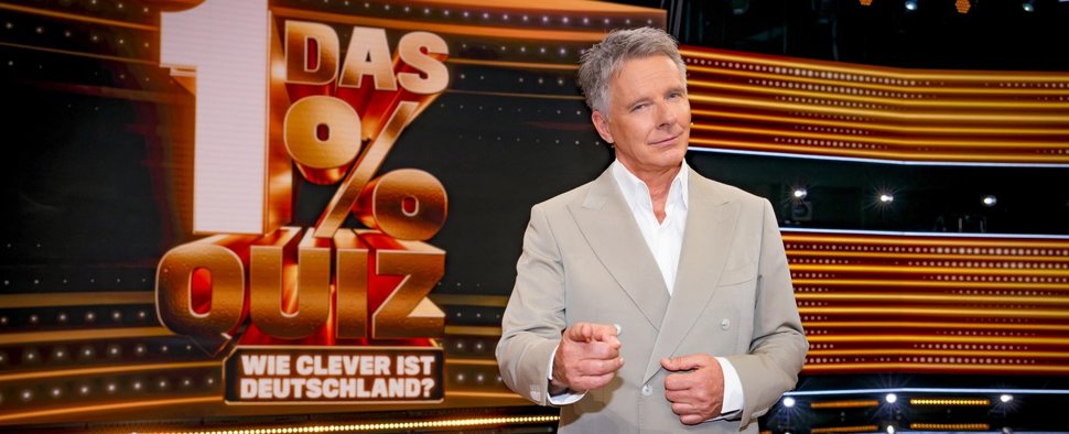 Jörg Pilawa präsentiert „Das 1% Quiz“ – Bild: Seven.One/Willi Weber