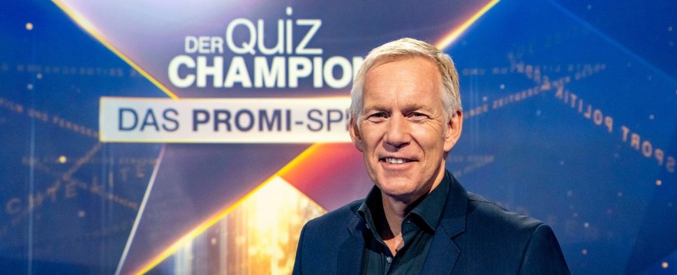 Johannes B. Kerner moderiert „Der Quiz-Champion – Das Promi-Special“ – Bild: Max Kohr/ZDF