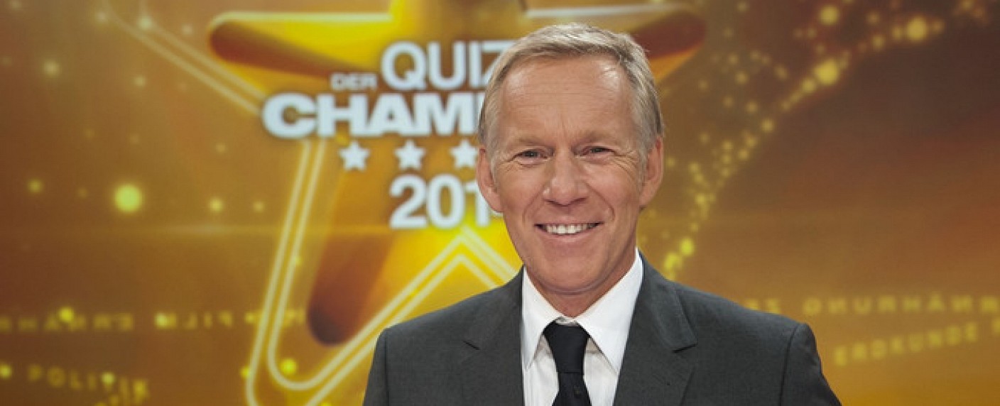 Johannes B. Kerner sucht wieder den „Quiz-Champion“ – Neue Runde startet Ende März – Bild: ZDF/​Max Kohr