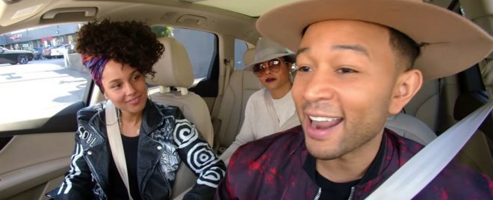 Alicia Keys, John Legend und Taraji P. Henson machen „Carpool Karaoke“ – Bild: Apple Music