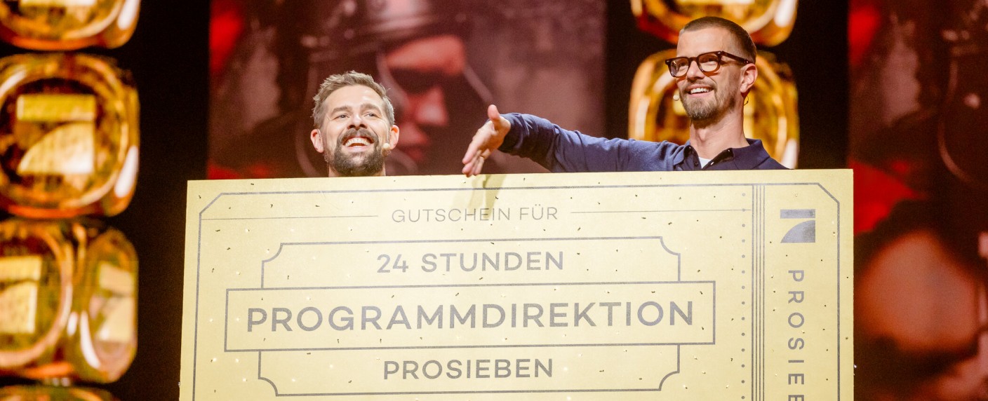 Quoten: Joko & Klaas siegen in Jubiläumsfolge, „Mord mit Aussicht“ feiert starkes Comeback – Auch „Bauer sucht Frau International“ punktet, Friedrich-Merz-Porträt bleibt blass – Bild: ProSieben/​Nadine Rupp