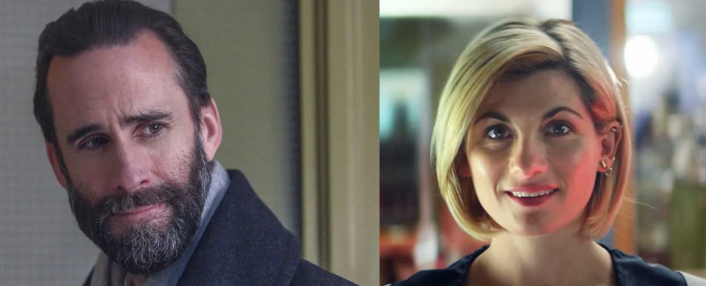 Joseph Fiennes („The Handmaid’s Tale“) und Jodie Whittaker („Doctor Who“) im BBC-Fußballdrama „Dear England“ – BBC verfilmt Werdegang des gefeierten Fußball-Nationaltrainers Gareth Southgate – Bild: Hulu/​BBC