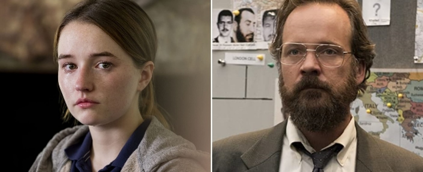 Kaitlyn Dever und Peter Sarsgaard neben Michael Keaton in Drogen-Miniserie – Hulu-Format „Dopesick“ beleuchtet Opioidkrise in den USA – Bild: Netflix/​hulu