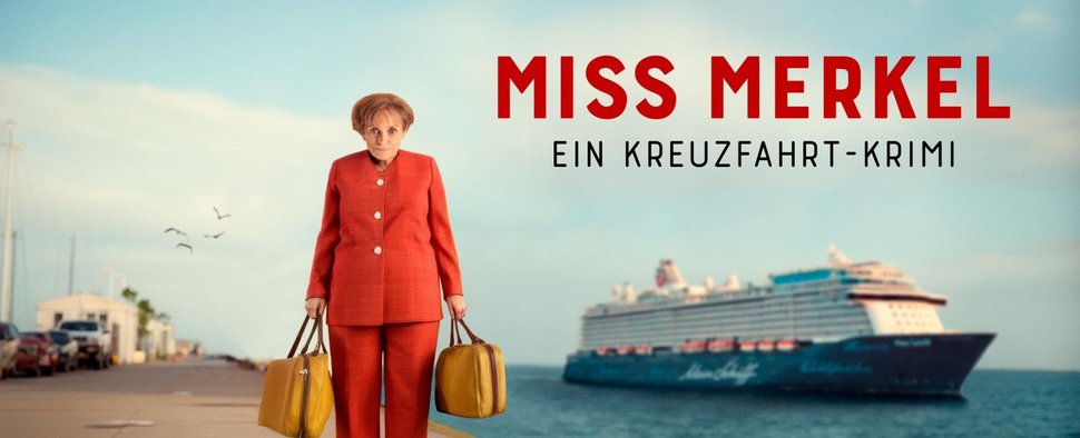 Katharina Thalbach als Angela Merkel in „Miss Merkel – Ein Kreuzfahrt-Krimi“ – Bild: RTL