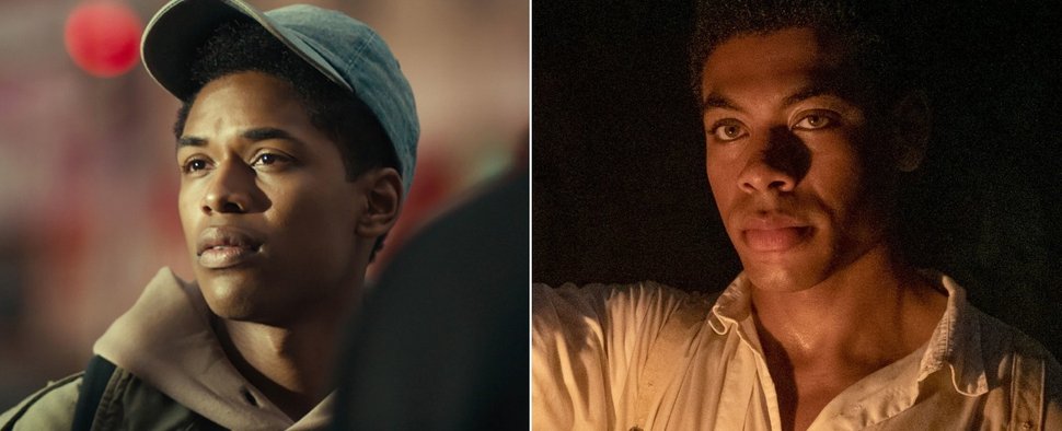Kelvin Harrison Jr. (l.) und Aaron Pierre werden für „Genius“ zu Martin Luther King Jr. und Malcolm X – Bild: Netflix/Prime Video