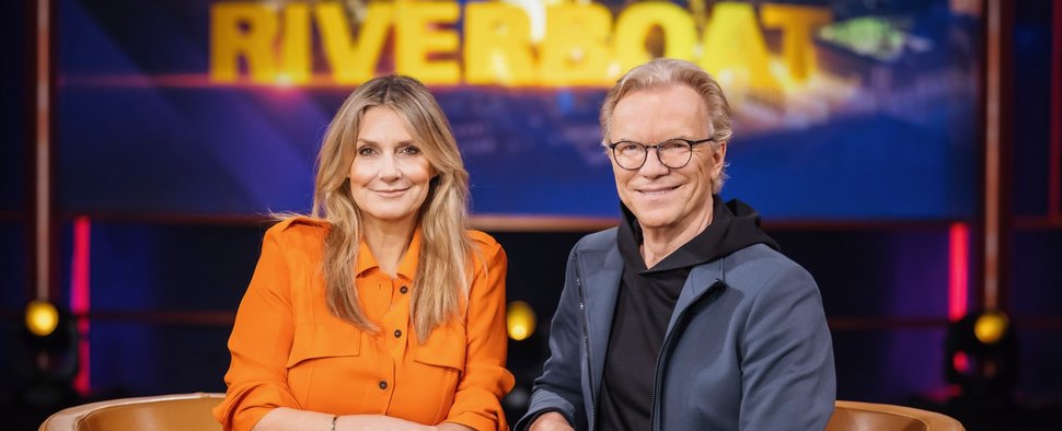 Kim Fisher moderiert heute mit Wolfgang Lippert das „Riverboat“ im MDR – Bild: MDR/Stephan Flad