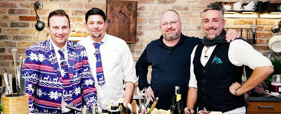 „Kitchen Impossible – Die Weihnachts-Edition“ mit Tim Raue, Tim Mälzer, Christian Lohse und Roland Trettl – Bild: MG RTL D / Stefan Gregorowius