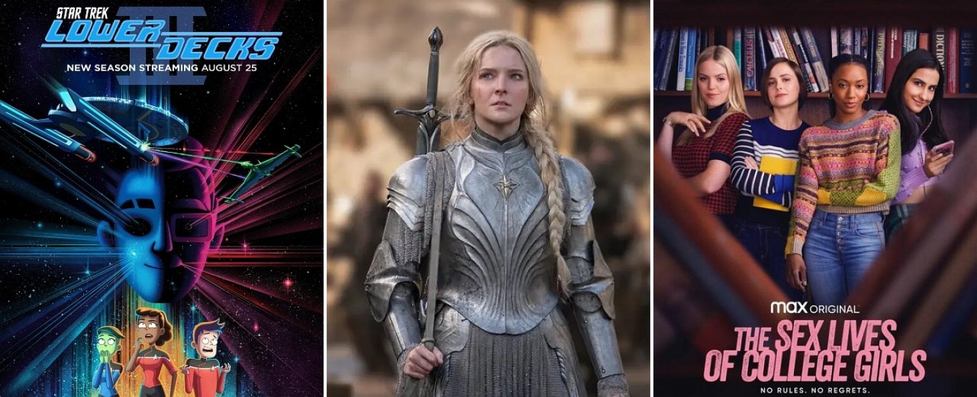 Prime-Video- und Freevee-Highlights im September: „Herr der Ringe: Die Ringe der Macht“, „Star Trek: Lower Decks“ und mehr – Streamingdienst geht nicht nur mit Fantasy-Serie in den Herbst – Bild: Paramount+, Amazon, HBO Max