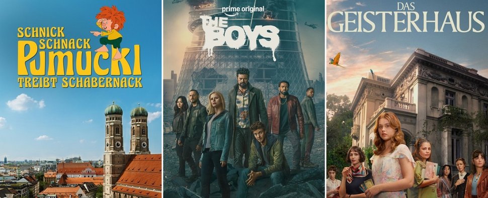 Kommen zu Prime Video: „Schnick Schnack – Pumuckl treibt Schabernack“, „The Boys“ und „Das Geisterhaus“ – Bild: Prime Video