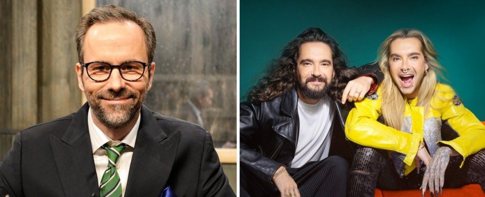 Kurt Krömer (l.) kehrt zurück, Bill und Tom Kaulitz moderieren „Wetten, dass..?“ im Dezember 2026 – Bild: rbb/Daniel Porsdorf/ZDF/Rankin/Serviceplan München