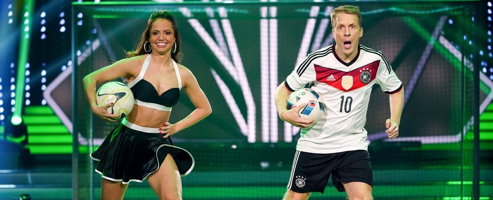 „Let’s Dance“: Oliver Pocher und Christina Luft tanzten noch einmal außer Konkurrenz. – Bild: TVNOW/Gregorowius