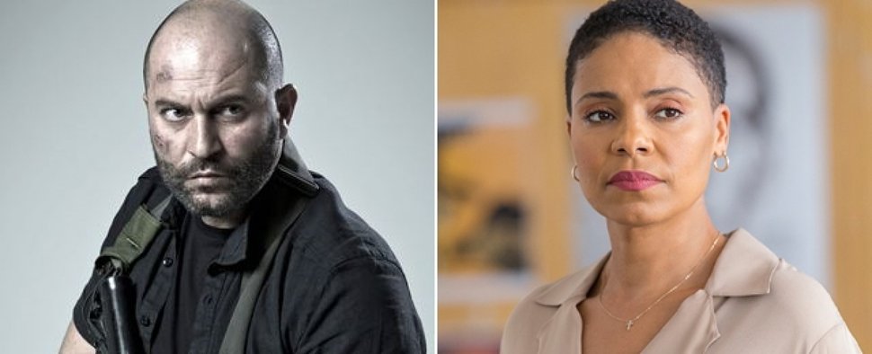 Lior Raz (l.) und Sanaa Lathan (r.) spielen die Hauptrollen in „Hit & Run“ – Bild: Netflix/Showtime