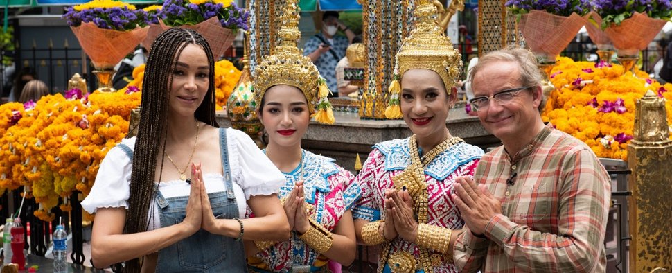 Verona Pooth und Wigald Boning in Thailand – Bild: ProSieben/Nick McGrath/action press