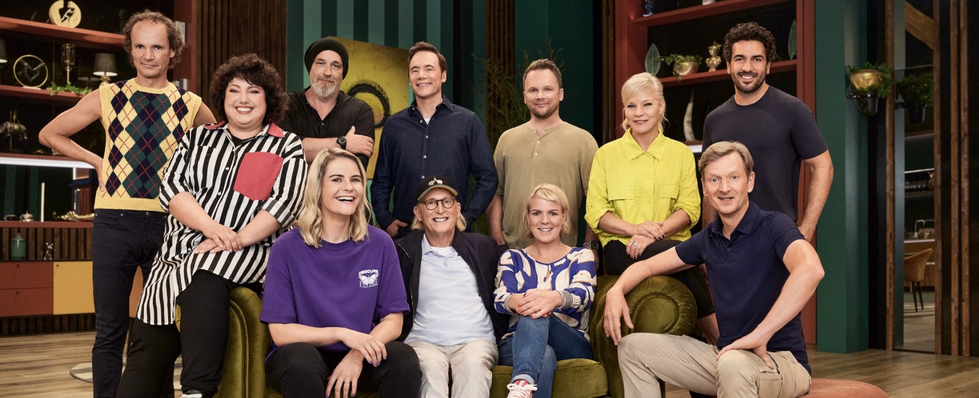 „LOL: Last One Laughing“-Cast verkündet: Von Otto Waalkes über Ina Müller bis Elyas M’Barek – Das sind die Teilnehmer der fünften Staffel des Prime-Video-Erfolgs – Bild: Prime Video/​Frank Zauritz