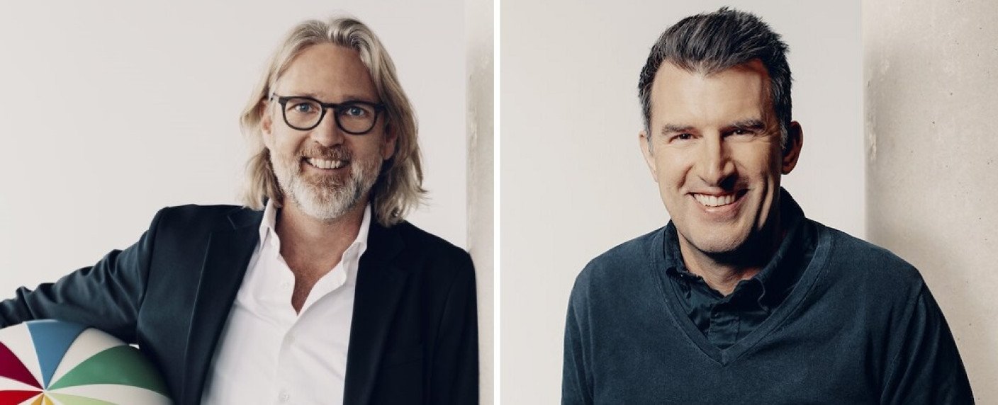 Marc Rasmus und Hannes Hiller als bisherige Senderchefs