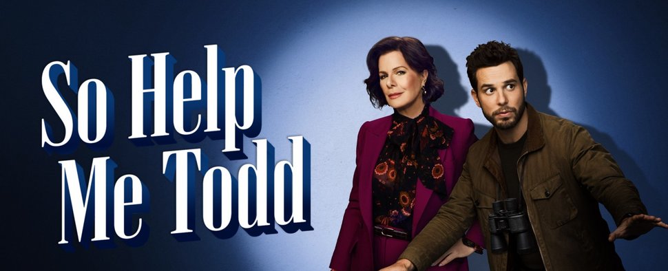 Marcia Gay Harden und Skylar Astin in „So Help Me Todd“ – Bild: CBS