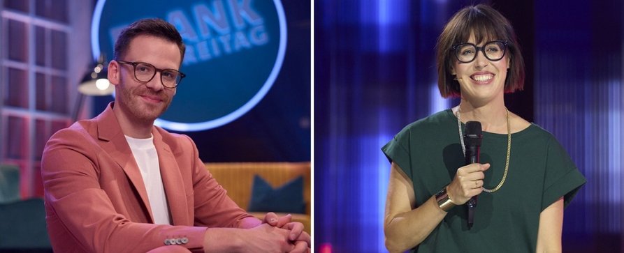 Martin Frank und Eva Karl Faltermeier melden sich mit ihren BR-Comedyshows zurück – Neue Staffeln von „Karlsplatz“ und „Frank am Freitag“ – Bild: BR/​Martina Bogdahn/​BR/​Redseven Entertainment GmbH/​Martina Bogdahn
