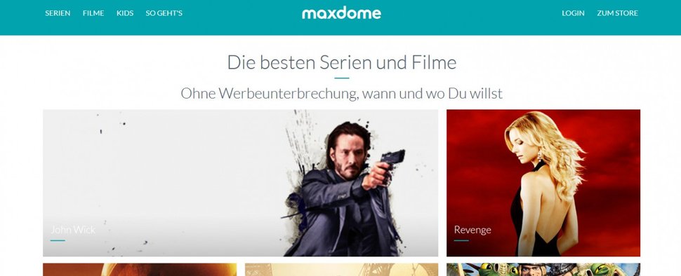 Maxdome (Screenshot)