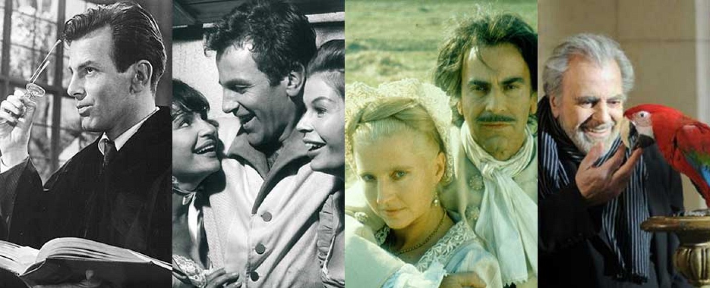 Maximilian Schell stirbt nach großer Film- und Fernsehkarriere – Neben Kinoerfolgen stehen Serien wie „Der Fürst und das Mädchen“ – Bild: United Artists, ORF/​Hoanzl, NBC/​Fernsehjuwelen, ZDF/​Uta Rietmann; Fotomontage: Stefan Genrich