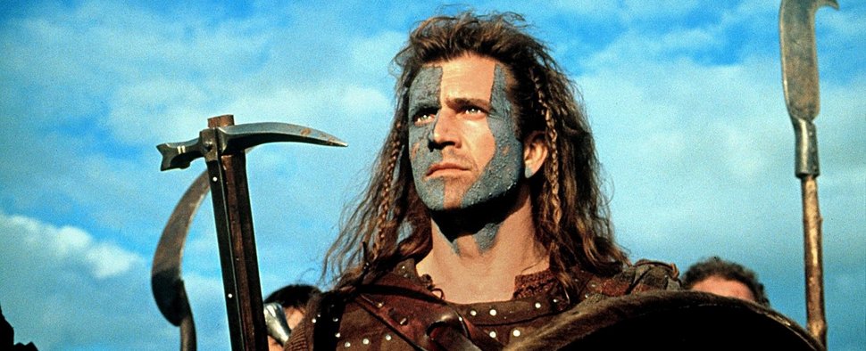 Mel Gibson in „Braveheart“ – Bild: Paramount Pictures