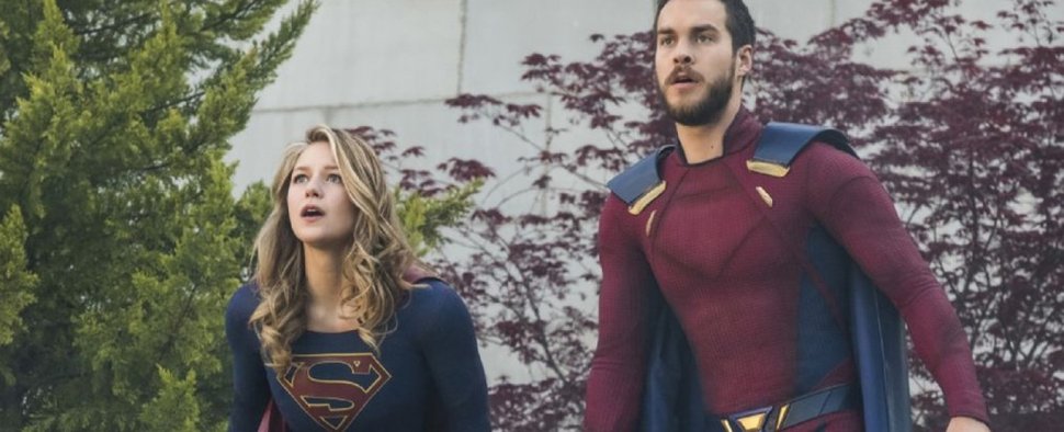 Melissa Benoist (Supergirl) und Chris Wood (Mon-El) in „Supergirl“ – Bild: The CW