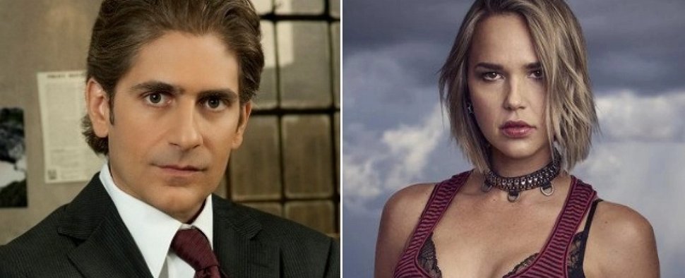 Michael Imperioli (l.) und Arielle Kebbel sind neu in der „Knochenjäger“-Serie – Bild: ABC/NBC