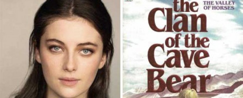 Millie Brady und die Romanvorlage (Coverausschnitt) – Bild: PR/imdb