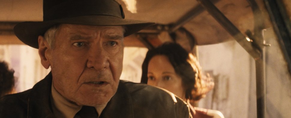 Mitten in der Aktion: Indiana Jones (Harrison Ford) in „Indiana Jones und das Rad des Schicksals“ – Bild: Lucasfilm Ltf