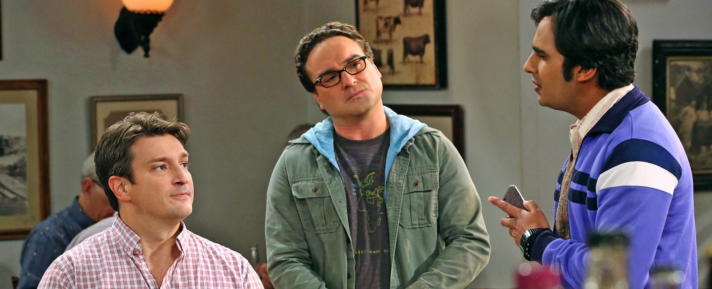 „The Big Bang Theory“ holt Nathan Fillion als Gaststar – Ex-„Firefly“-Captain spielt sich selbst – Bild: CBS/​Michael Yarish