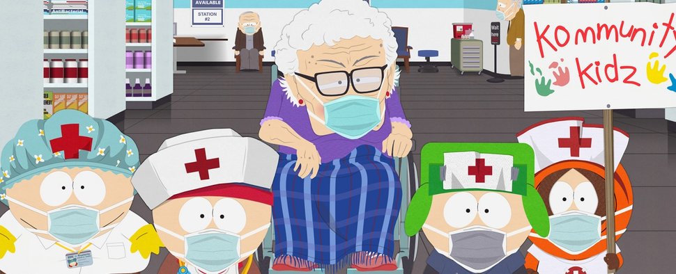 Natürlich beschäftigt sich „South Park“ auch mit der Corona-Pandemie – Bild: Paramount+