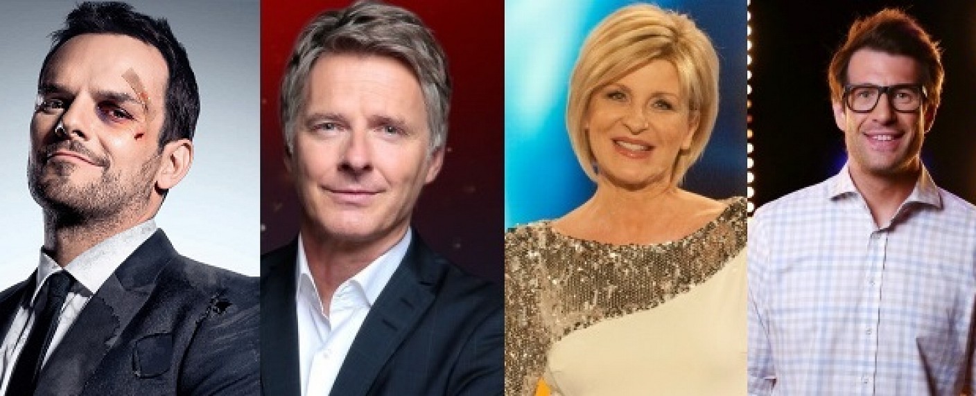 Show-Vierkampf: Henssler tritt gegen Pilawa, Nebel und Hartwich an – Starke Konkurrenz zum „Schlag den Henssler“-Start – Bild: ProSieben/​ARD/​Thomas Leidig/​ZDF/​Max Kohr/​RTL/​Stefan Gregorowius