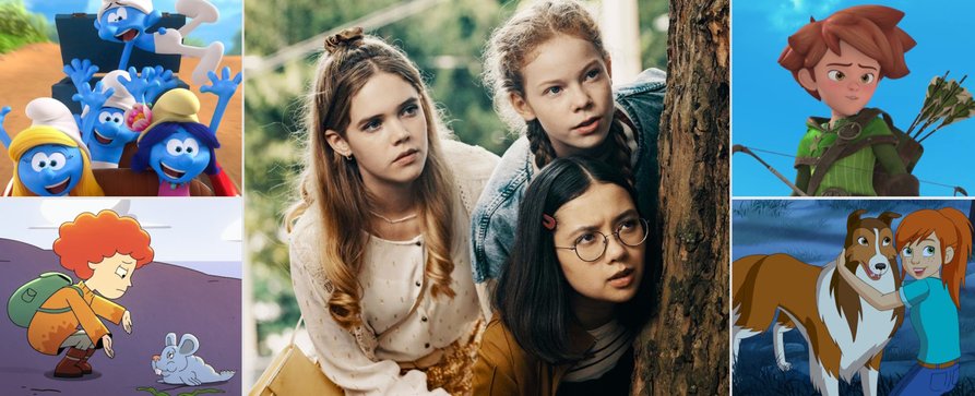 „Die drei !!!“, „Ormhildur, die Mutige“ und weitere Premieren im Osterferienprogramm – Mit welchen Film- und Serienhighlights KiKA in den Frühling startet – Bild: 2023 Disney Enterprises, Inc./​KiKA/​Peyo Productions, Dupuis Édition & Audiovisuell/​NDR/​Compass Films/​ZDF/​Method Animation/​DQ Entertainment/​Classic Media/​Superprod./​Collage by TV Wunschliste