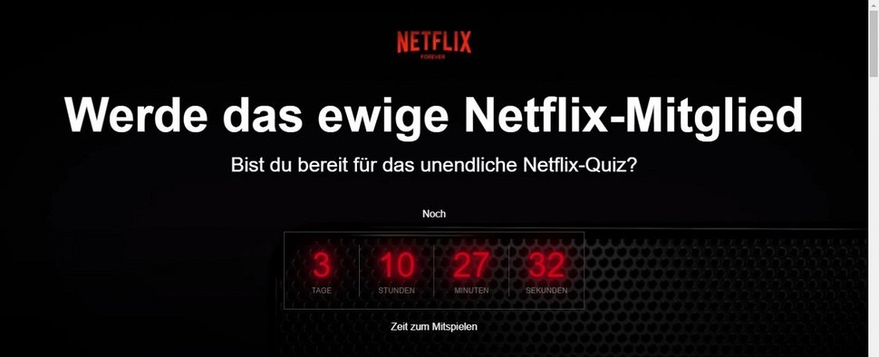 „Netflix Forever“ – Bild: Netflix-forever.de/Screenshot: TV Wunschliste
