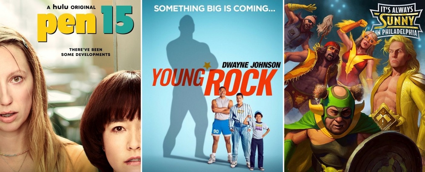 Neue Folgen von „PEN15“, „It’s Always Sunny“ und zahlreicher NBC-Comedys im Dezember – US-Sender gewährt Einblicke in neue Serien „American Auto“ und „Grand Crew“ – Bild: hulu/​NBC/​FXX