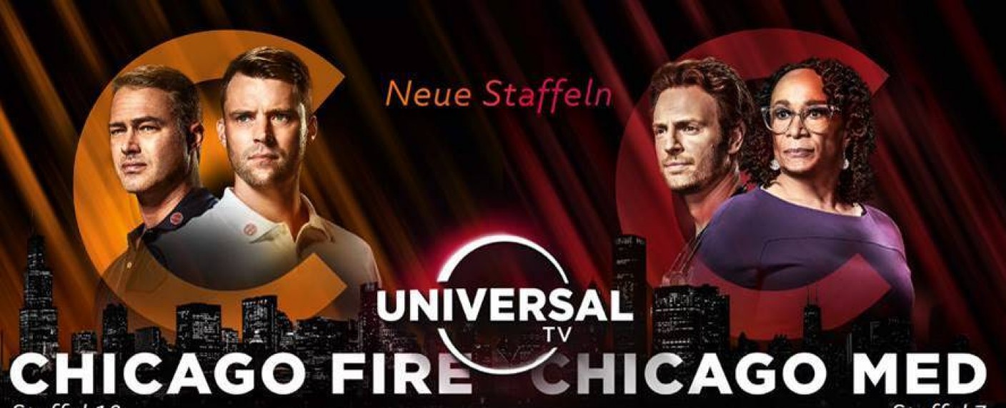 „Chicago Fire“ und „Chicago Med“: Aktuelle Staffeln kommen nach Deutschland – Premiere für Staffel zehn der Feuerwehr-Serie und Staffel sieben des Krankenhausdramas – Bild: UniversalTV/​NBC